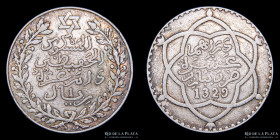 Marruecos. 1 Rial 1911 (AH1329). KMY25