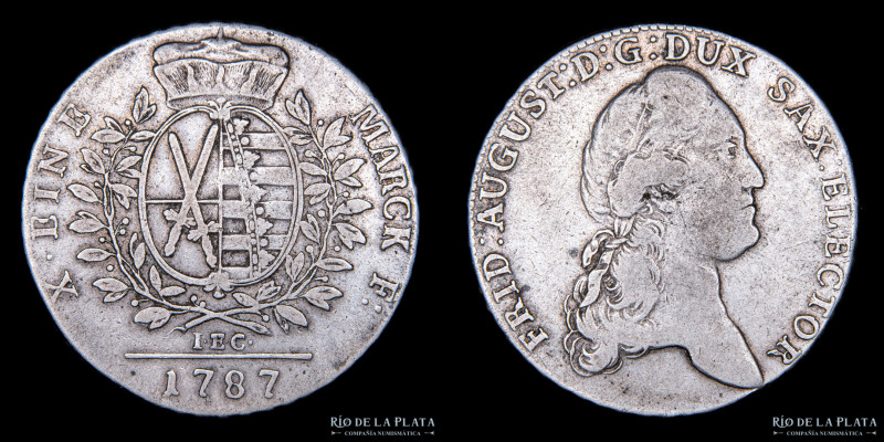 Sacro Imperio Romano Germánico. Electorado de Sajonia. Frederick Augustus 1763-1...