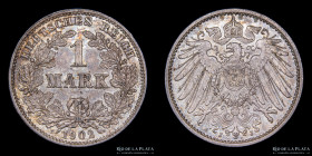 Alemania. 1 Mark 1902 J. KM14