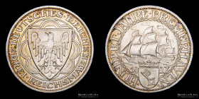 Alemania (Weimar) 3 Reichsmark 1927. KM50