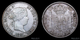España. Isabel II. 1 Escudo 1867. KM626