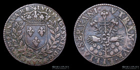 Francia. Luis XIII. Jeton ND. Feu 12216