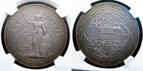 Gran Bretaña. Trade Dollar 1911 B. KMT5 (AU53)