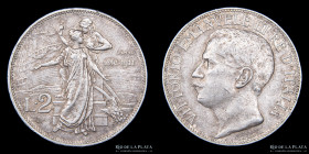 Italia. V. Emanuele III. 2 Lira 1911 PROVA R. KMPR12