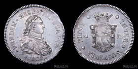 Guatemala. Fernando VII. 1 Real 1808. Medalla de Proclama