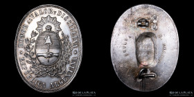 Guerra Triple Alianza. Argentina. Premio Militar 1872. Curupaity. Plata