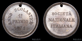 Argentina. 1875. Premio. Societa Nazionale italiana. Plata