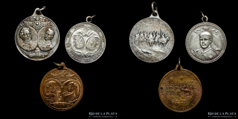 Brasil. Lote x3 Medallas. 1908 a 1922. A clasificar

Estimate: USD 15 - 30