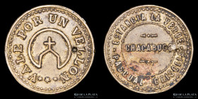 Argentina. Ficha. 1 Vellon. Estancia La Verde. Chacabuco