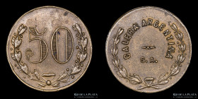 Argentina. Ficha. Valor 50. Calera Argentina. San Luis