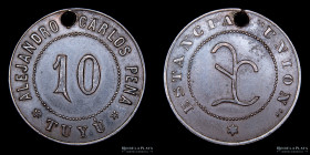 Argentina. Estancia La Union (Tuyu) Valor 10