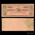 Argentina. Buenos Aires. 1 Peso Moneda Corriente 1841. Ps377c Rosas
