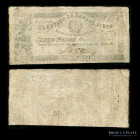 Argentina. Buenos Aires. 5 Pesos Moneda Corriente 1858. Ps430