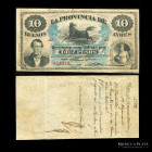 Argentina. Buenos Aires. 10 Pesos Moneda Corriente 1869. Ps485a