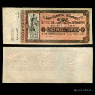Argentina. Corrientes. 5 Pesos Fuertes 1867. Ps1576r