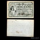 Argentina. Entre Rios. 1 Peso Plata Boliviana 1868. Ps1834