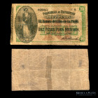 Argentina. Entre Rios. 10 Pesos Plata Boliviana 1868. Ps1838a