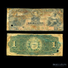 Argentina. Entre Rios. 1 Peso 1885. Ps767a