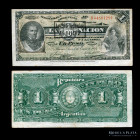 Argentina. Caja Conversion. 1 Peso 1905 resellado. P218a