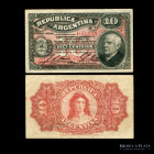 Argentina. Caja Conversion. 10 Centavos 1896. P228a
