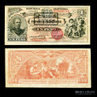 Argentina. Garantidos. Corrientes 1 Peso 1888. Resello 1897. Ps1131c