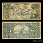 Argentina. Caja Conversion. 5 Pesos 1895 Velez Sarsfield. P220a