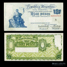 Argentina. Caja Conversion. 10 Pesos 1925. P245a