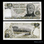 Argentina. 50 Pesos 1972 Muestra. P290