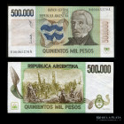 Argentina. 500.000 Pesos ND1980-81 Reposición. P309*
