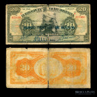 Bolivia. 20 Bolivianos 1911 (ND1929). P115a
