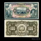 Bolivia. 100 Bolivianos 1928. P125