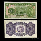 Bolivia. 500 Bolivianos 1928. P134