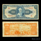 Brasil. 1.000 Cruzeiros ND1943. P141