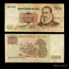 Chile. 500 Pesos 1977. P153