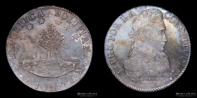 Bolivia. 8 Soles 1829 JM. A Invertida. KM97