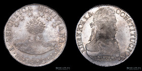 Bolivia. 8 Soles 1832 JL . KM97