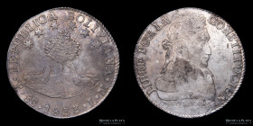 Bolivia. 8 Soles 1833 LM . KM97