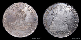 Bolivia. 8 Soles 1834 LM . KM97