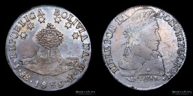 Bolivia. 8 Soles 1838 LM . KM97
