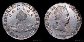 Bolivia. 8 Soles 1841 LR . KM103