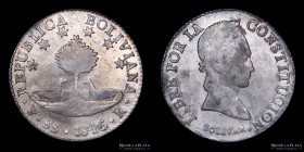 Bolivia. 8 Soles 1846/5 R . KM103