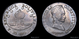 Bolivia. 8 Soles 1846 R . KM103