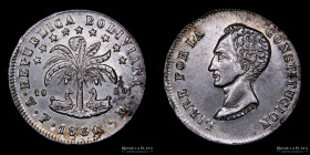 Bolivia. 8 Soles 1850 FM . KM109