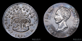 Bolivia. 8 Soles 1851 FM . KM109