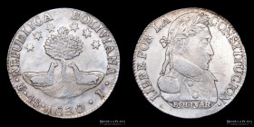 Bolivia. 4 Soles 1830 J. KM96a.1