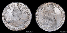 Bolivia. 4 Soles 1830 JL. KM96a.1