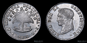 Bolivia. 4 Soles 1856 MJ. KM123.2