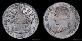 Bolivia. 4 Soles 1856 P. La Paz Mint. KM130