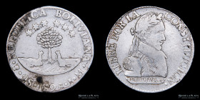 Bolivia. 2 Soles 1828 JM. KM95