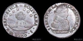 Bolivia. 2 Soles 1830 J. KM95a